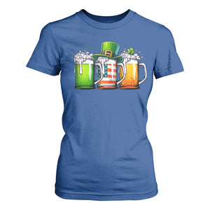 Irish Beer T Shirt For Women Ireland St Patricks Day Drinking Party TS10 Royal Blue Print Your Wear