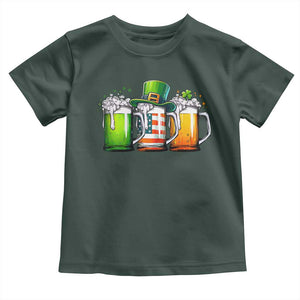 Irish Beer Toddler T Shirt Ireland St Patricks Day Drinking Party TS10 Dark Forest Green Print Your Wear
