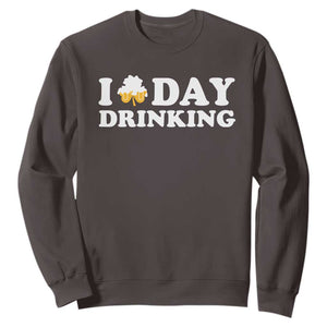 St Patricks Day Irish Beer Sweatshirt Funny Drinking Party TS10 Dark Chocolate Print Your Wear