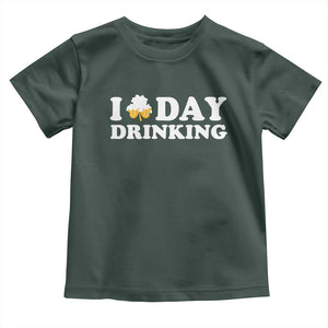 St Patricks Day Irish Beer Toddler T Shirt Funny Drinking Party TS10 Dark Forest Green Print Your Wear