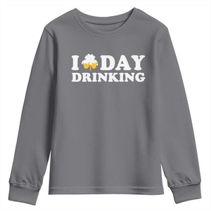St Patricks Day Irish Beer Youth Sweatshirt Funny Drinking Party TS10 Charcoal Print Your Wear