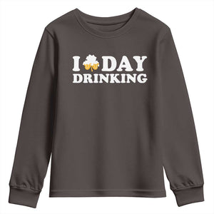 St Patricks Day Irish Beer Youth Sweatshirt Funny Drinking Party TS10 Dark Chocolate Print Your Wear