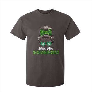 Little Miss Shenanigans St Patricks Day T Shirt For Kid Kids Girls Toddler TS10 Dark Chocolate Print Your Wear