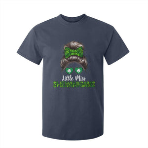 Little Miss Shenanigans St Patricks Day T Shirt For Kid Kids Girls Toddler TS10 Navy Print Your Wear