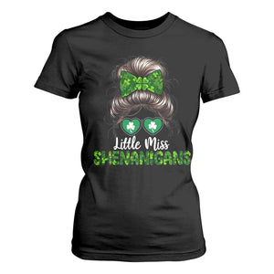 Little Miss Shenanigans St Patricks Day T Shirt For Women Kids Girls Toddler TS10 Black Print Your Wear