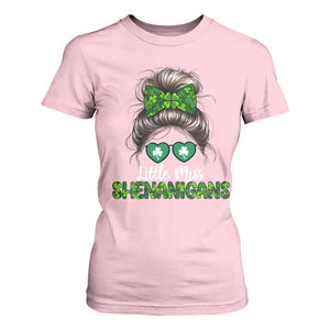 Little Miss Shenanigans St Patricks Day T Shirt For Women Kids Girls Toddler TS10 Light Pink Print Your Wear