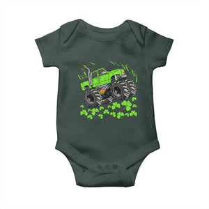 Boys St Patricks Day Lucky Monster Truck Baby Onesie TS10 Print Your Wear
