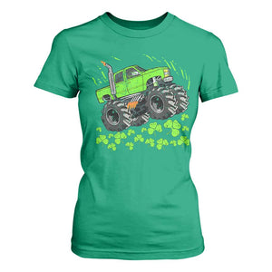 Boys St Patricks Day Lucky Monster Truck T Shirt For Women TS10 Irish Green Print Your Wear
