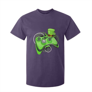 Irish Video Game Controller St Patrick Day Gamer T Shirt For Kid TS10 Purple Print Your Wear