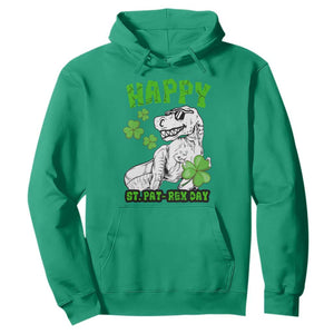 Dinosaur St Patricks Day Hoodie Irish Boy School Toddler TS10 Irish Green Print Your Wear