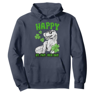 Dinosaur St Patricks Day Hoodie Irish Boy School Toddler TS10 Navy Print Your Wear