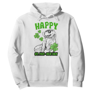 Dinosaur St Patricks Day Hoodie Irish Boy School Toddler TS10 White Print Your Wear