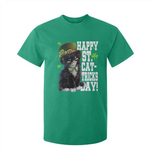 Shamrock Cat St Patricks Day T Shirt For Kid Kitty Mom Gift TS10 Irish Green Print Your Wear