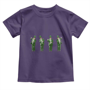 Dancing Trump Funny St Patricks Day Toddler T Shirt TS10 Purple Print Your Wear