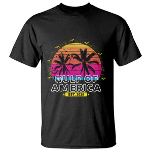 Welcome To America's Gulf T Shirt Est 2025 Retro Vintage Summer Vibes TS10 Black Print Your Wear