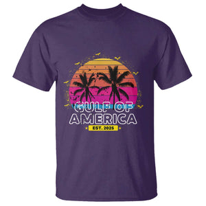 Welcome To America's Gulf T Shirt Est 2025 Retro Vintage Summer Vibes TS10 Purple Print Your Wear