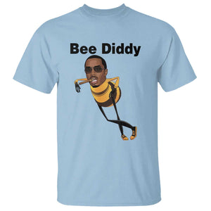 Bee Diddy T Shirt Dark Humor Internet Meme Brainrot Gen Z TS10 Light Blue Print Your Wear
