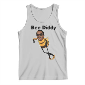 Bee Diddy Tank Top Dark Humor Internet Meme Brainrot Gen Z TS10 Ash Print Your Wear
