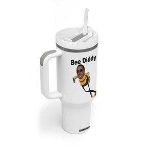 Bee Diddy Tumbler With Handle Dark Humor Internet Meme Brainrot Gen Z TS10 Print Your Wear