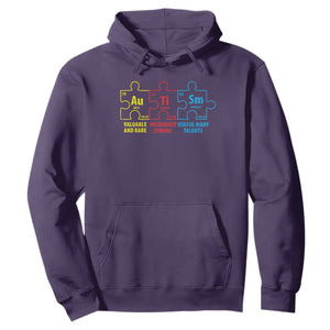 Autism Awareness Hoodie Elements Periodic Table ASD TS10 Purple Print Your Wear