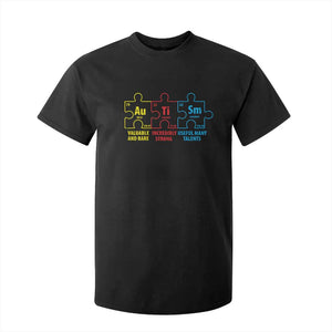 Autism Awareness T Shirt For Kid Elements Periodic Table ASD TS10 Black Print Your Wear