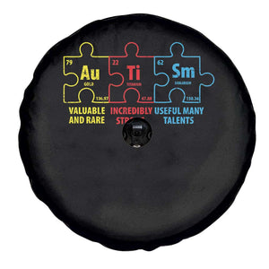 Autism Awareness Spare Tire Cover Elements Periodic Table ASD TS10 Print Your Wear