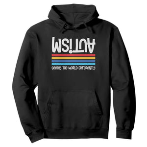 Autism Awareness Hoodie Seeing the World Differently ASD Month Support TS10 Black Print Your Wear