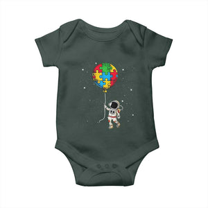 Autism Awareness Astronaut Baby Onesie Puzzle Pieces Balloon Space Autistic TS10 Print Your Wear