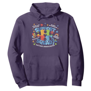 Autism Awareness Support Squad Hoodie TS10 Purple Print Your Wear