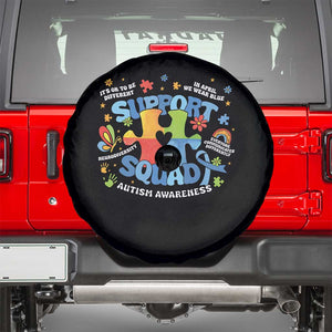 Autism Awareness Support Squad Spare Tire Cover TS10 Black Print Your Wear