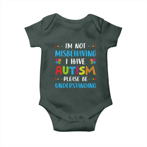 Autism Awareness Baby Onesie I'm Not Misbehaving I Have Autism TS10 Print Your Wear
