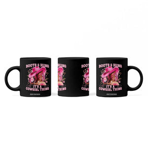 Boots and Bling Its A Cowgirl Thing Western Cowgirl Coffee Mug TS10 Print Your Wear