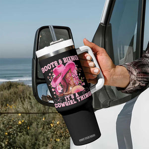 Boots and Bling Its A Cowgirl Thing Western Cowgirl Tumbler With Handle TS10 Print Your Wear