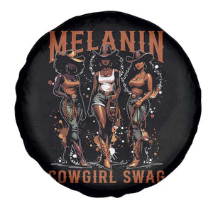 Melanin Cowgirl Swag Spare Tire Cover Black Women Western Pride TS10 Print Your Wear