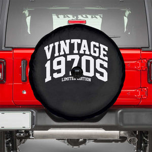 Vintage 1970s Limited Edition Spare Tire Cover Vintage Varsity Funny Cool 1970 Theme TS10 Black Print Your Wear