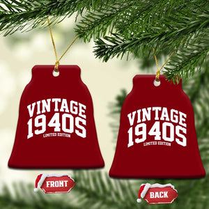 Vintage 1940s Limited Edition Ceramic Ornament Vintage Varsity Funny Cool 1940 Theme TS10 Print Your Wear