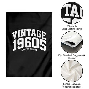 Vintage 1960s Limited Edition Garden Flag Vintage Varsity Funny Cool 1960 Theme TS10 Print Your Wear