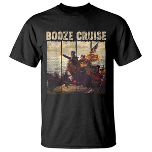 Funny 4th of July T Shirt Political Party Booze Cruise Founding Father TS10 Black Print Your Wear