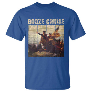 Funny 4th of July T Shirt Political Party Booze Cruise Founding Father TS10 Royal Blue Print Your Wear