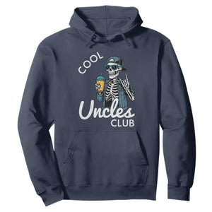 Cool Uncles Club Hoodie Funny Uncle Skeleton