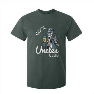 Cool Uncles Club T Shirt For Kid Funny Uncle Skeleton TS10 Dark Forest Green Print Your Wear