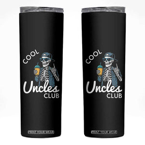 Cool Uncles Club Skinny Tumbler Funny Uncle Skeleton