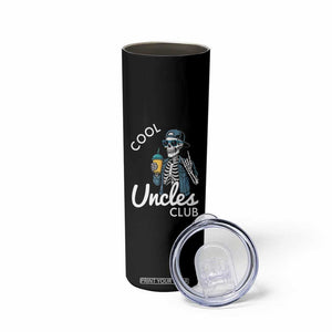 Cool Uncles Club Skinny Tumbler Funny Uncle Skeleton