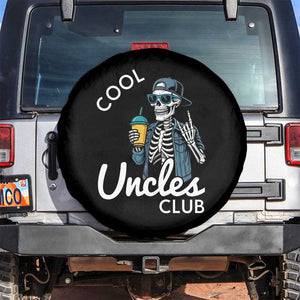Cool Uncles Club Spare Tire Cover Funny Uncle Skeleton TS10 No hole Black Print Your Wear