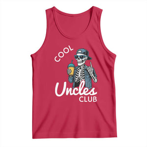 Cool Uncles Club Tank Top Funny Uncle Skeleton