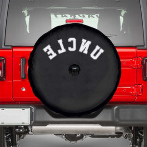 Uncles Spare Tire Cover Pregnancy Announcement Gifts For Uncle Retro Upside Down Text TS10 Black Print Your Wear