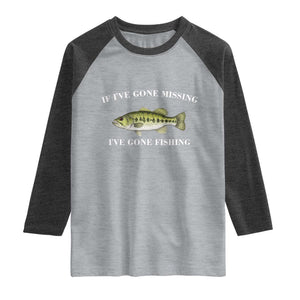 Funny Bass Fishing Raglan Shirt Largemouth Bass Anglers Outdoor Lovers