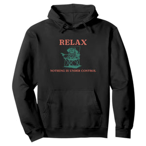 Chill Pug Hoodie Vintage Dog Lovers Relax Nothing Is Under Control Summer Chilling Vibes