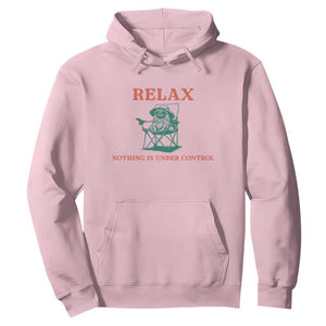 Chill Pug Hoodie Vintage Dog Lovers Relax Nothing Is Under Control Summer Chilling Vibes