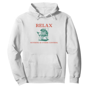 Chill Pug Hoodie Vintage Dog Lovers Relax Nothing Is Under Control Summer Chilling Vibes